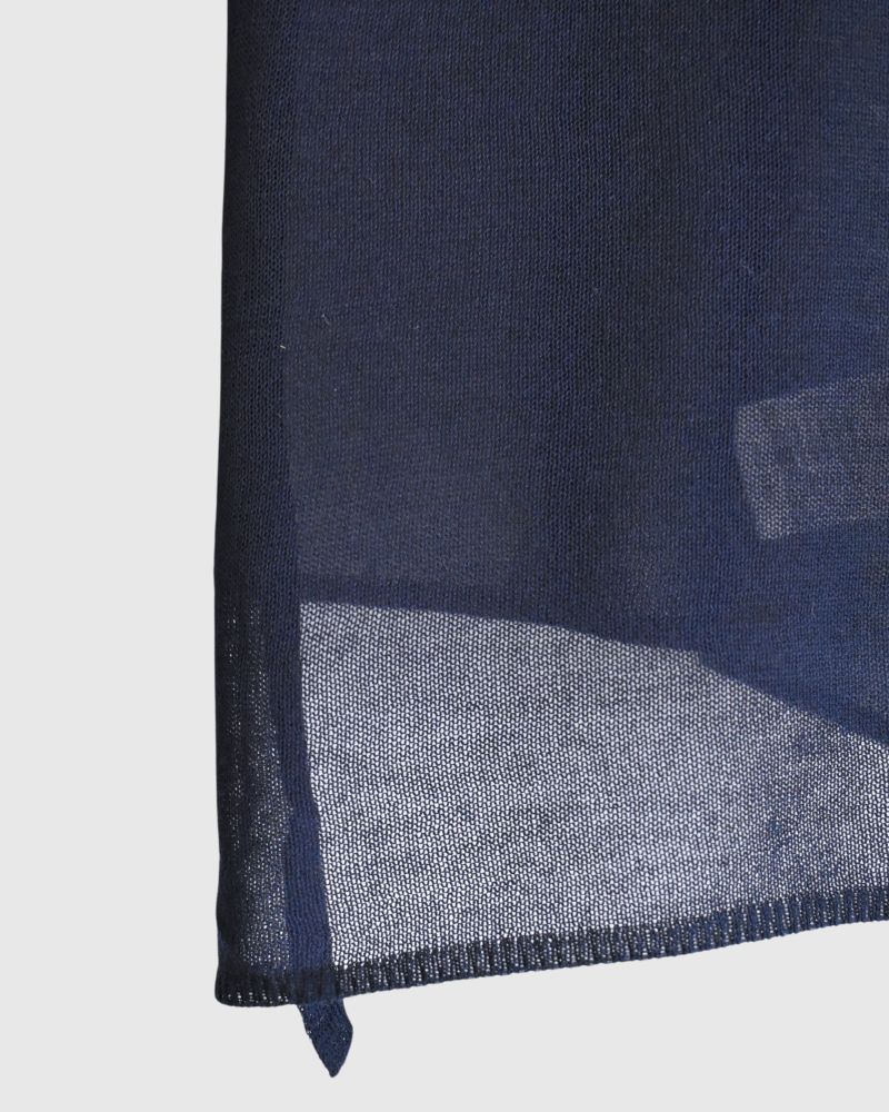Modal knit cache-coeur in DarkNavy