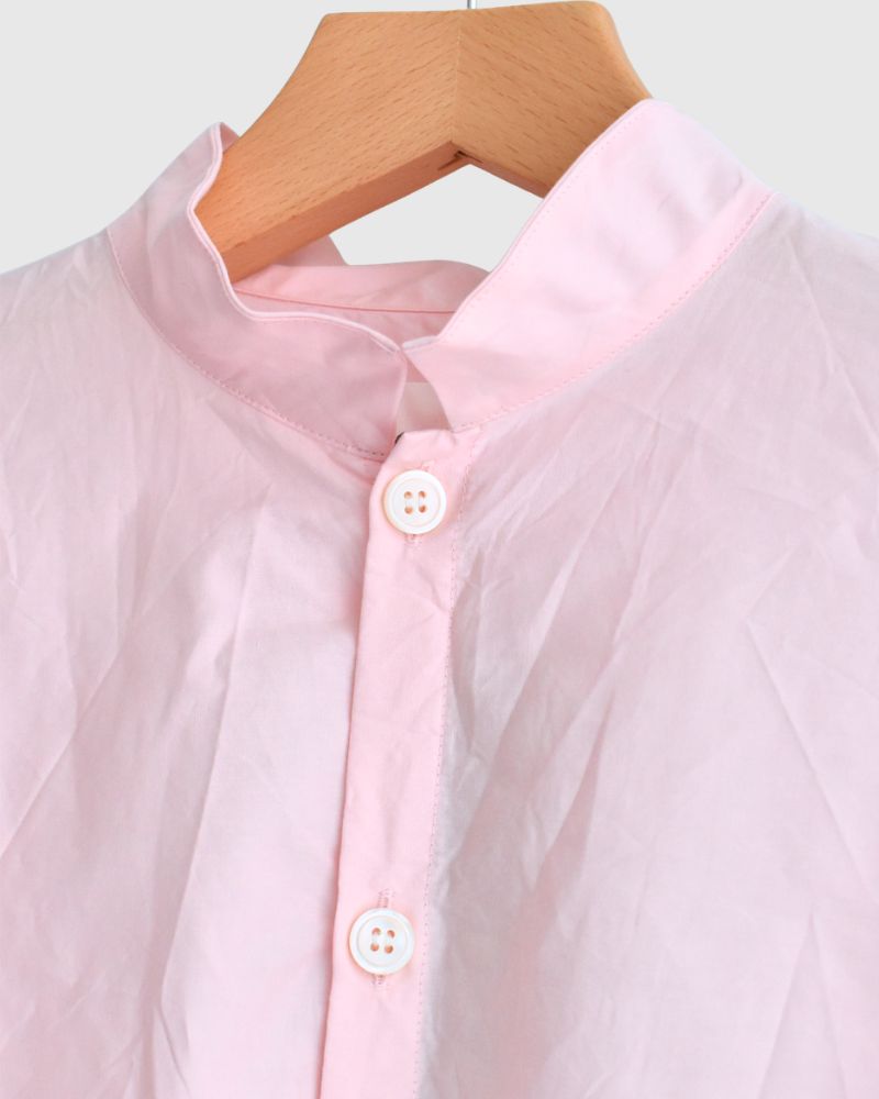 Back Gathered Blouse in Pink