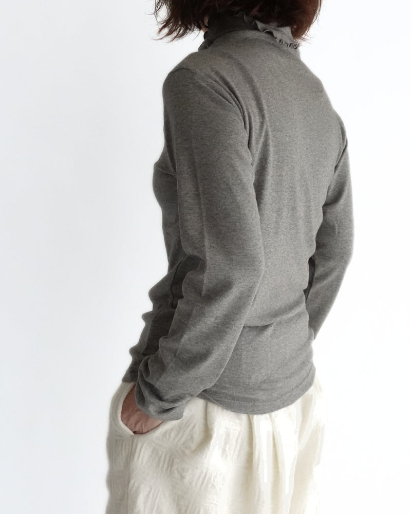 Yak Turtleneck Pullover in Gray