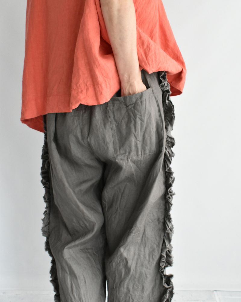 Light Mocha Denim Vivian Pants in Mocha