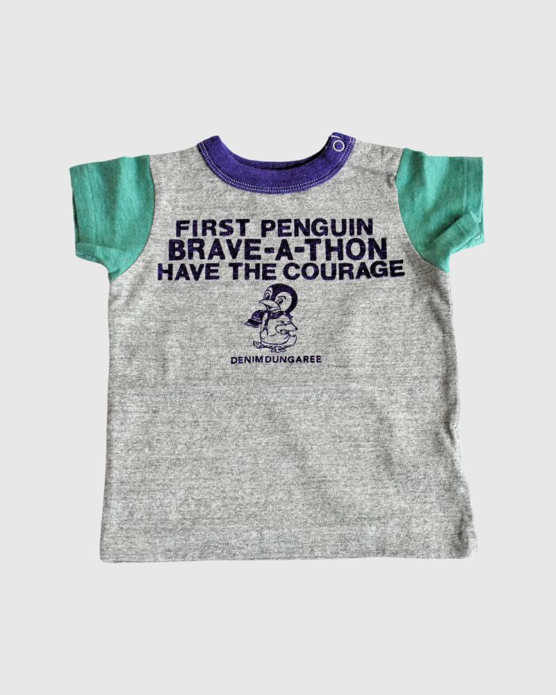 Cotton Jersey PENGUIN BABY Tee in Crazy