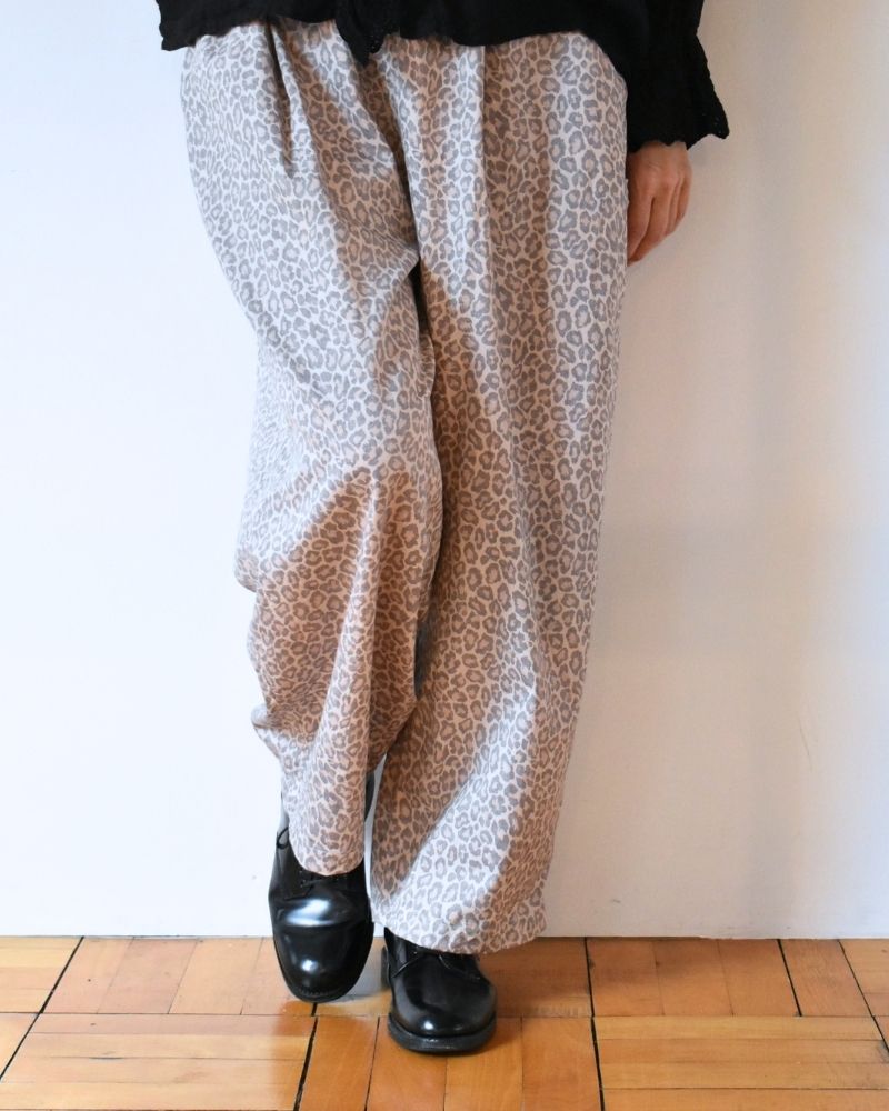 [Pre-order] S/S LA443 LEOPARD KUNG FU PANTS (Late January - early February)