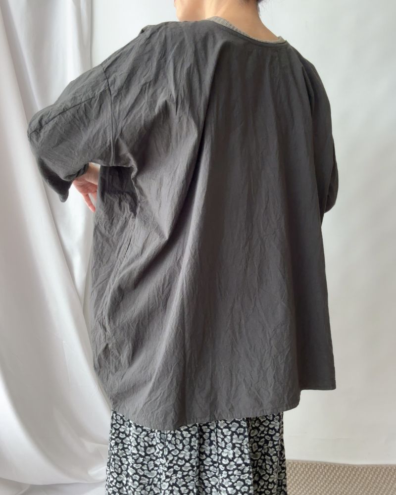 PLAIN TUNIC in CharcoalGray