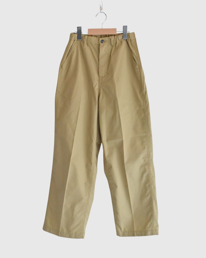 PE/C Twill Center Press Pants in Beige