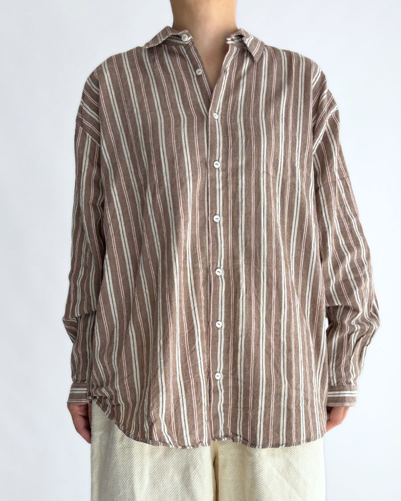 Bengal Stripe Shirt in Brown