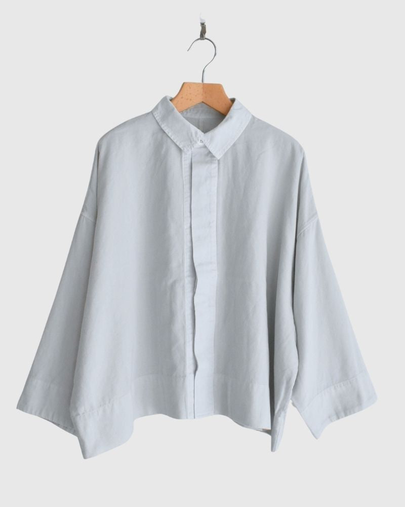 Soft Twill Shirt in IceGray