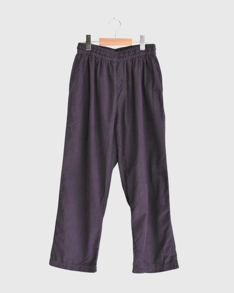 26 WALES CORDUROY OVERDYE EASY PANTS in Purple