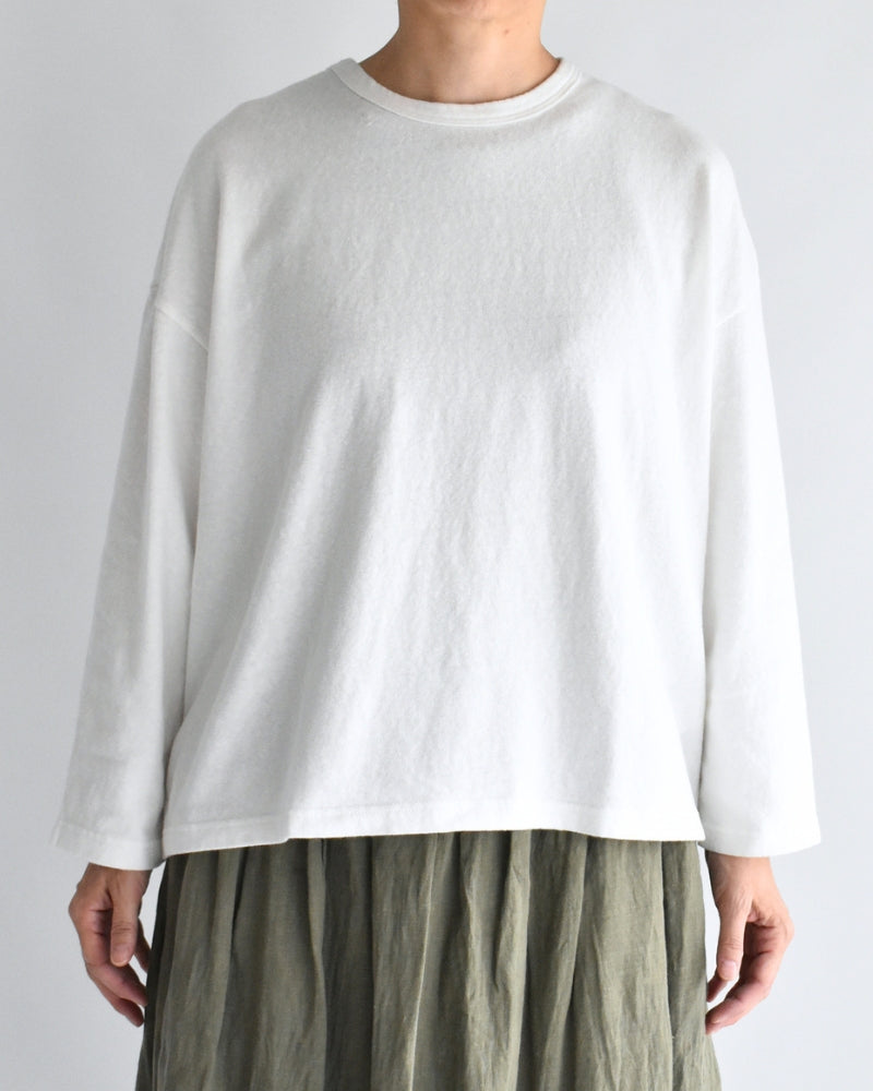 Jersey Pullover in White