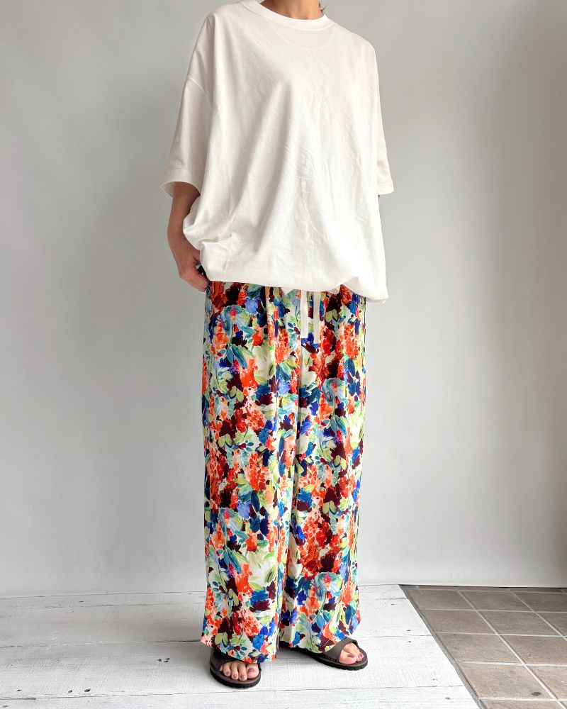 IPEKER Print Pants in Flower A