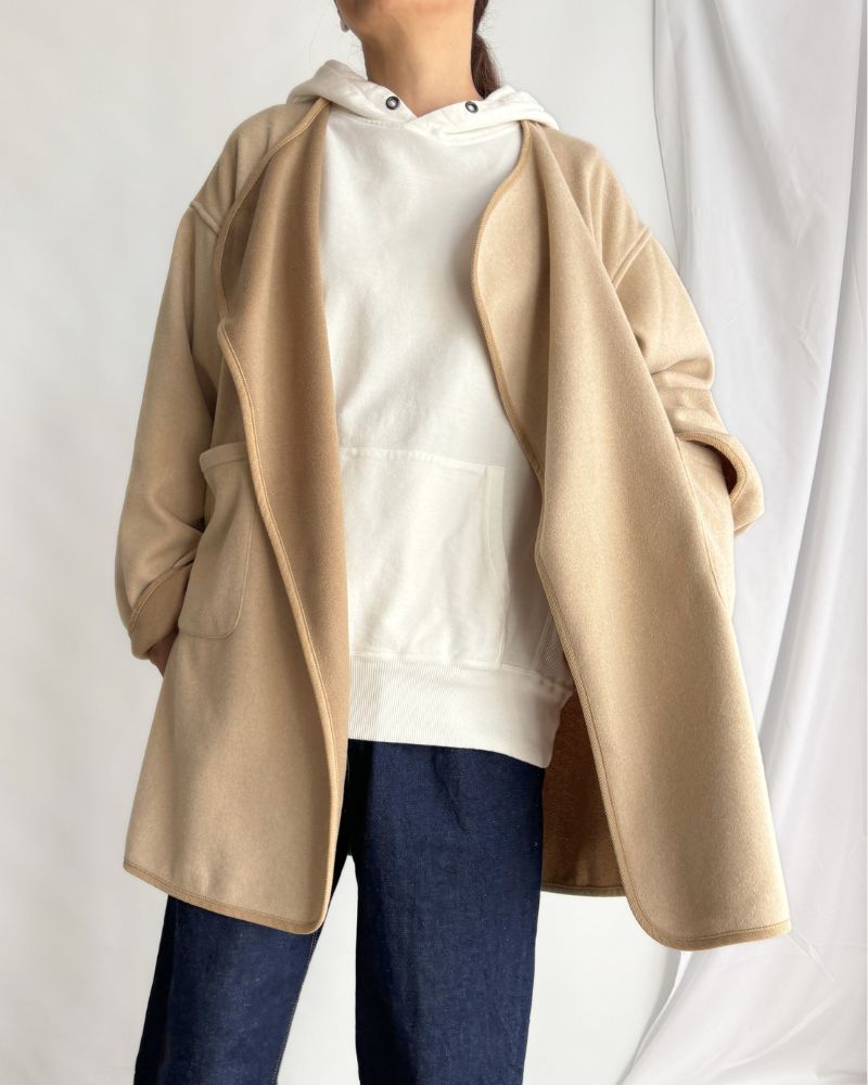 4WAY REVERSIBLE COAT 'KALIE' in Beige