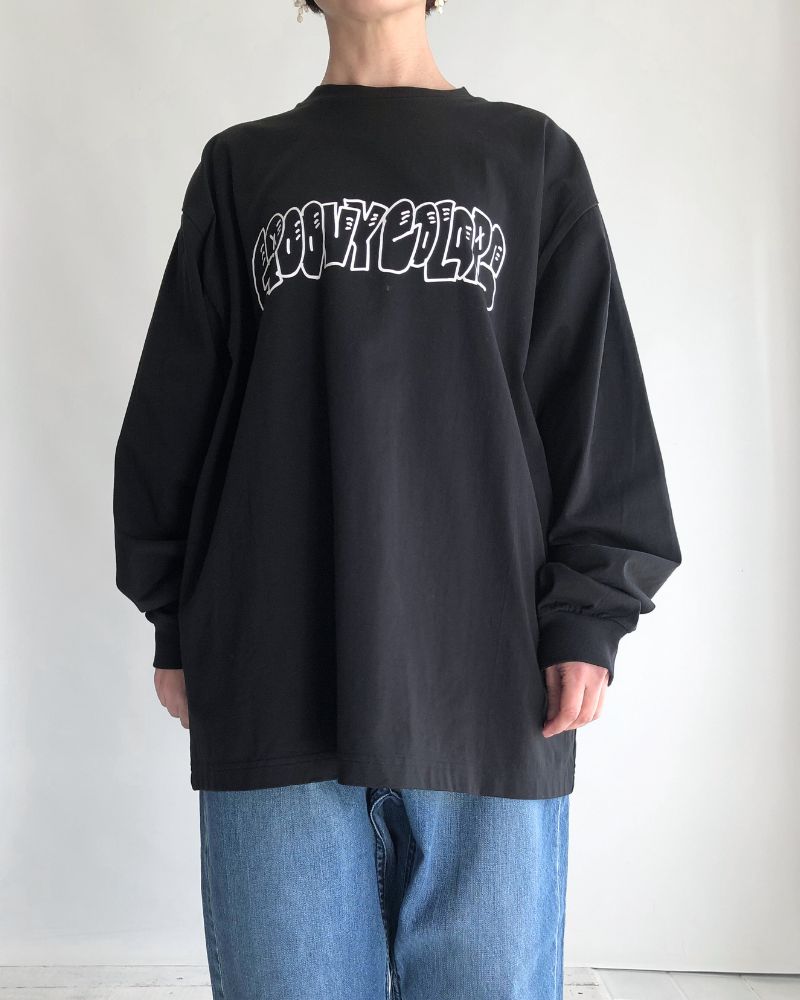 Graphic Logo Long Sleeve Tee (MENS) in Black