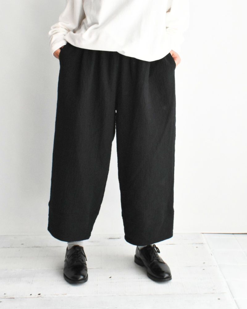 Original Random Stripe Quilted Nouveau Pants in Black