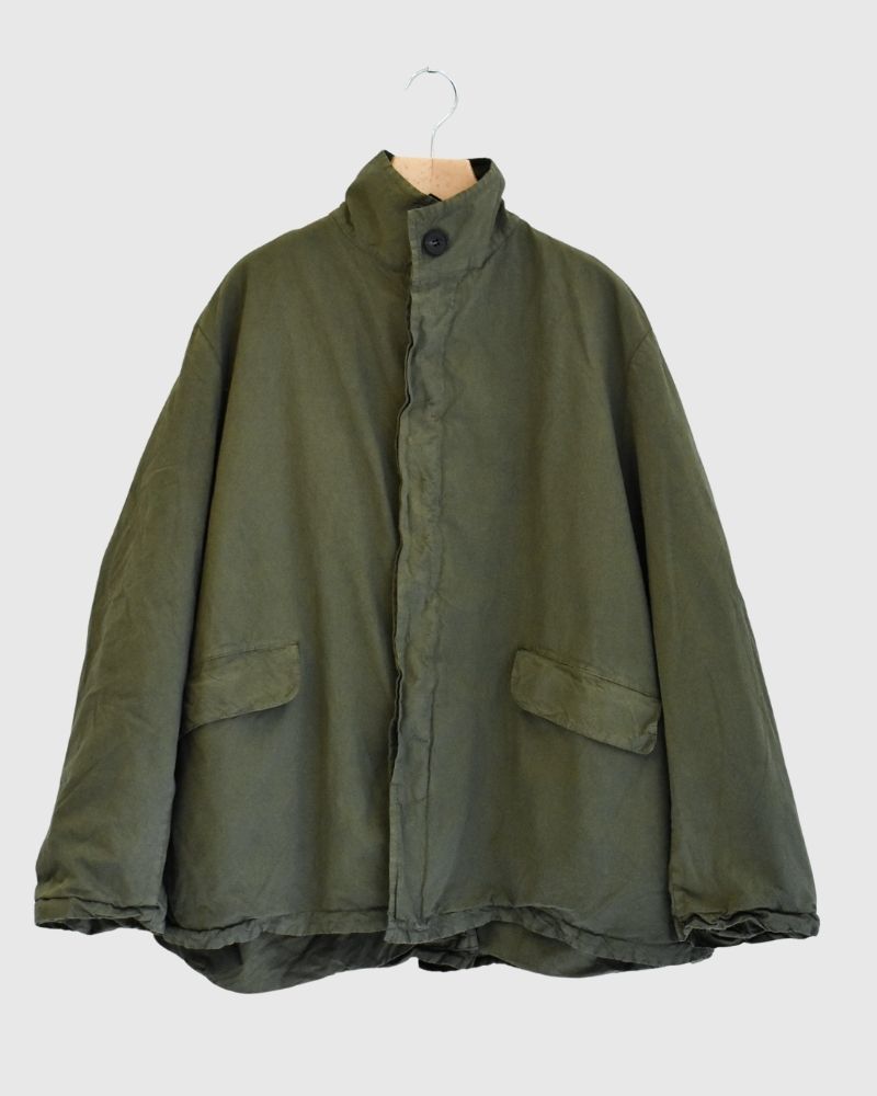 Garment Dye Short Coat in Khaki