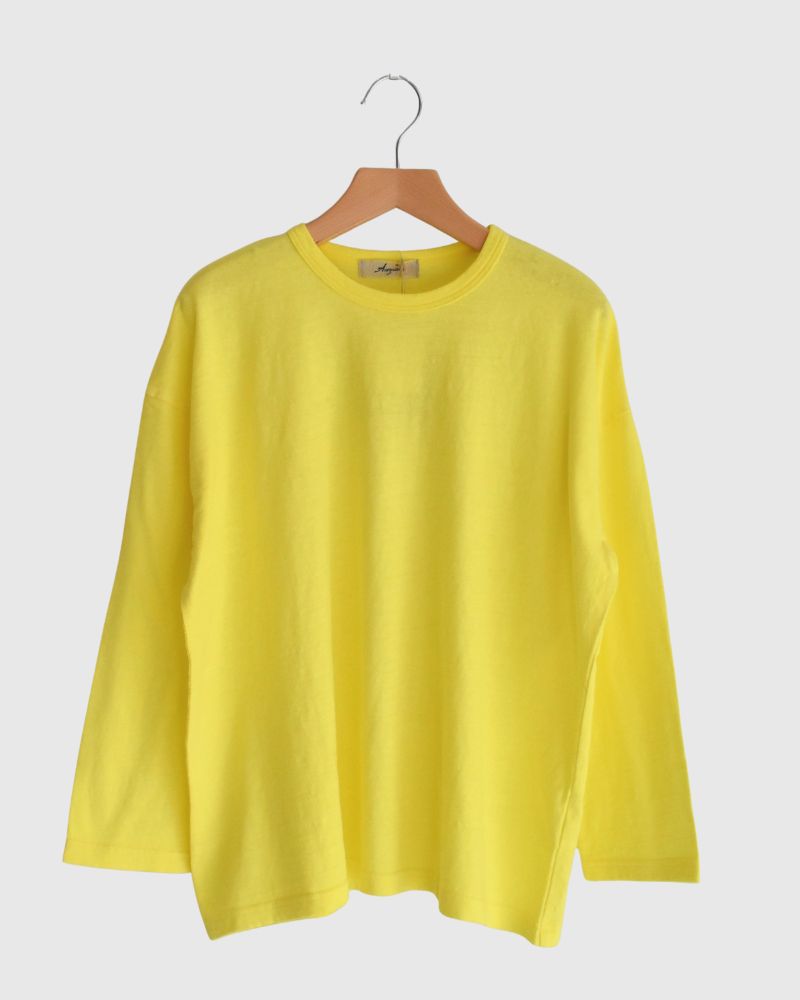 Jersey Pullover in Yellow