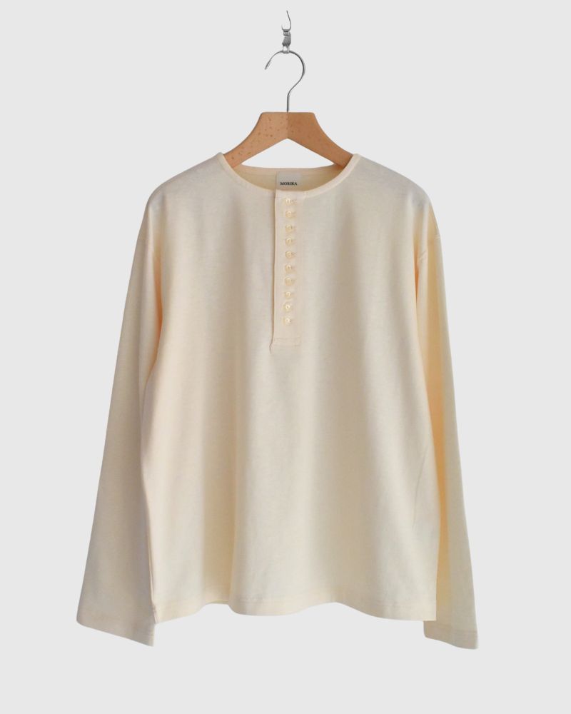 10-Button Tee in Ivory