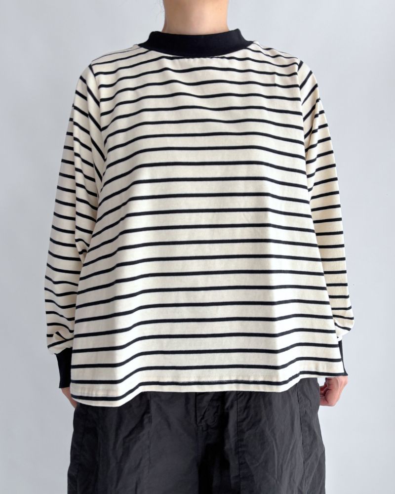 WIDE FLARED BOARDER TOPS 'ANDI' in Off