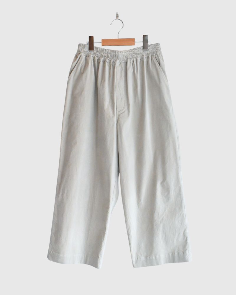 Easy Wide Pants (Velvet) in LightGray