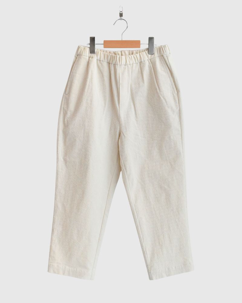 11WALE CORDUROY EASY TAPERED PANTS in OffWhite