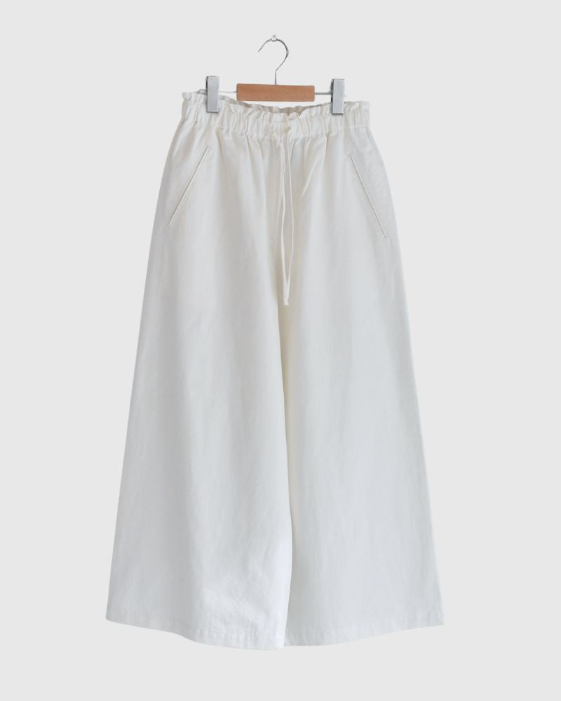 Seamless Side Wide Pants in White