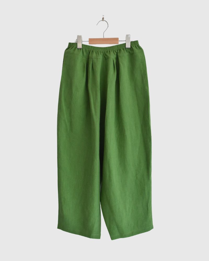 Egg Pants (LINEN/RAMIE) in Green