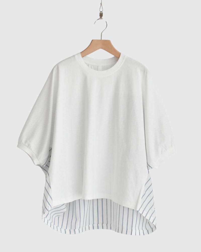 Design combination top 'SALOW' in OffWhite
