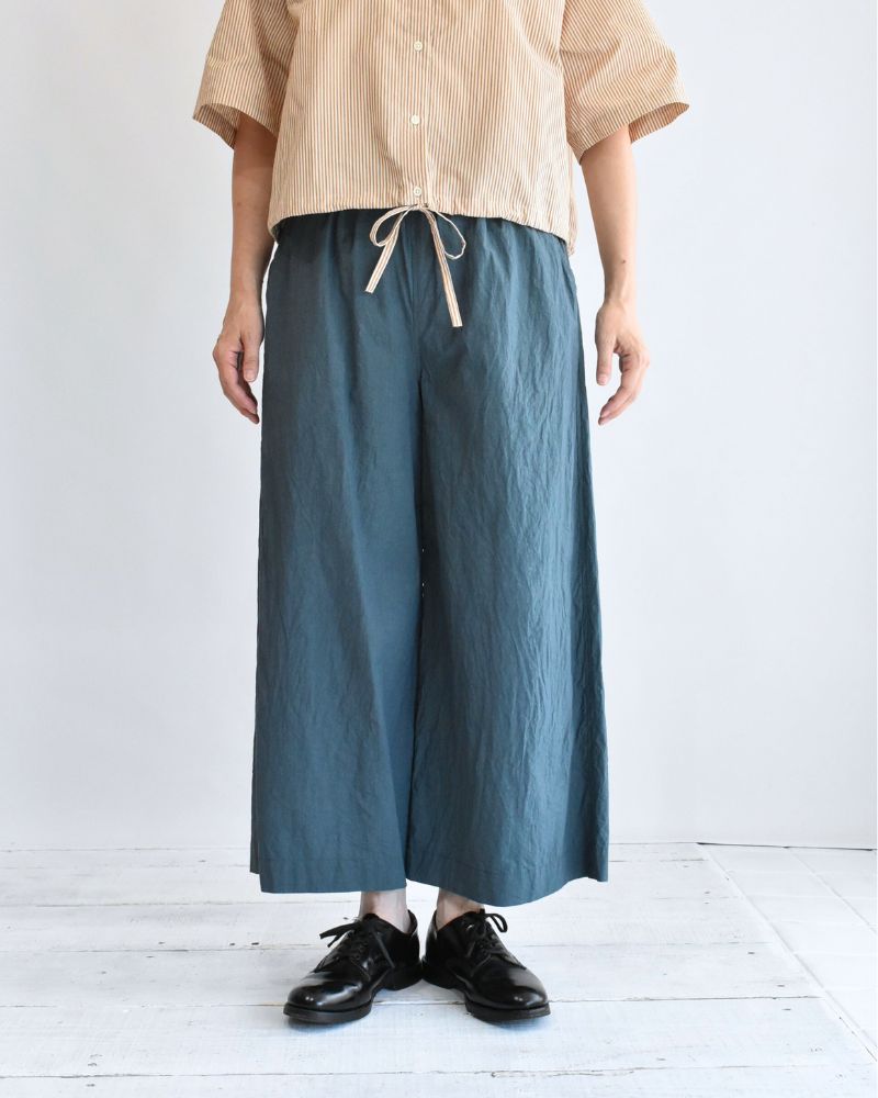 Easy Wide Pants in DarkGreen
