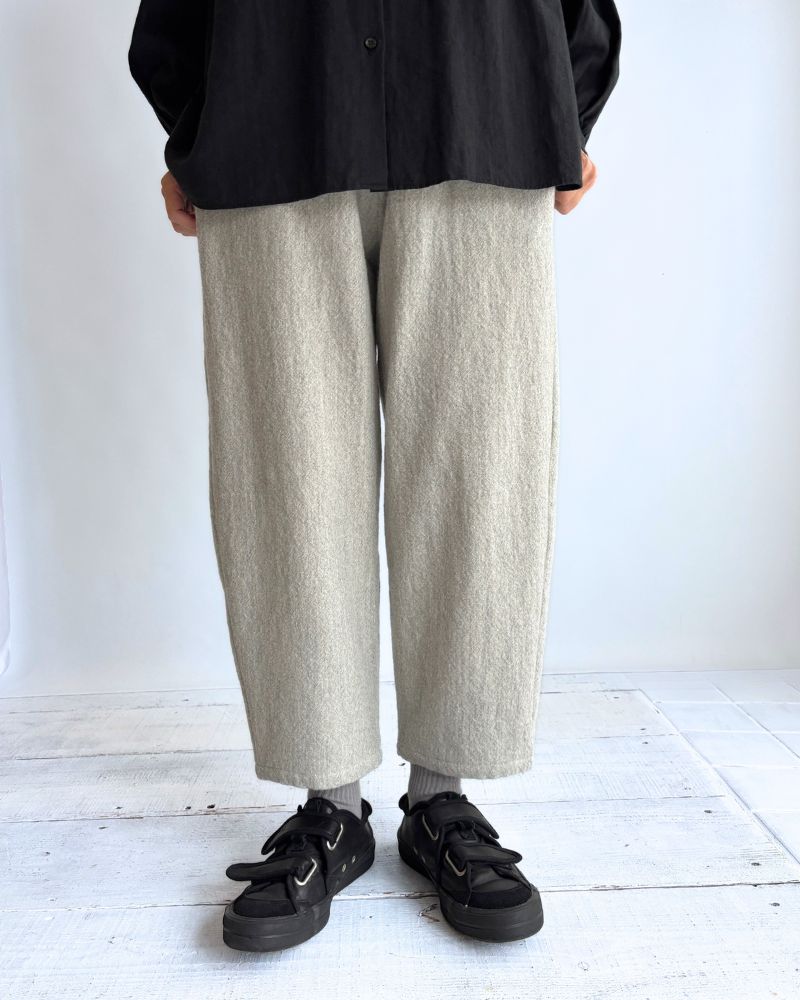 Cocoon Pants (Wool) in LightGray