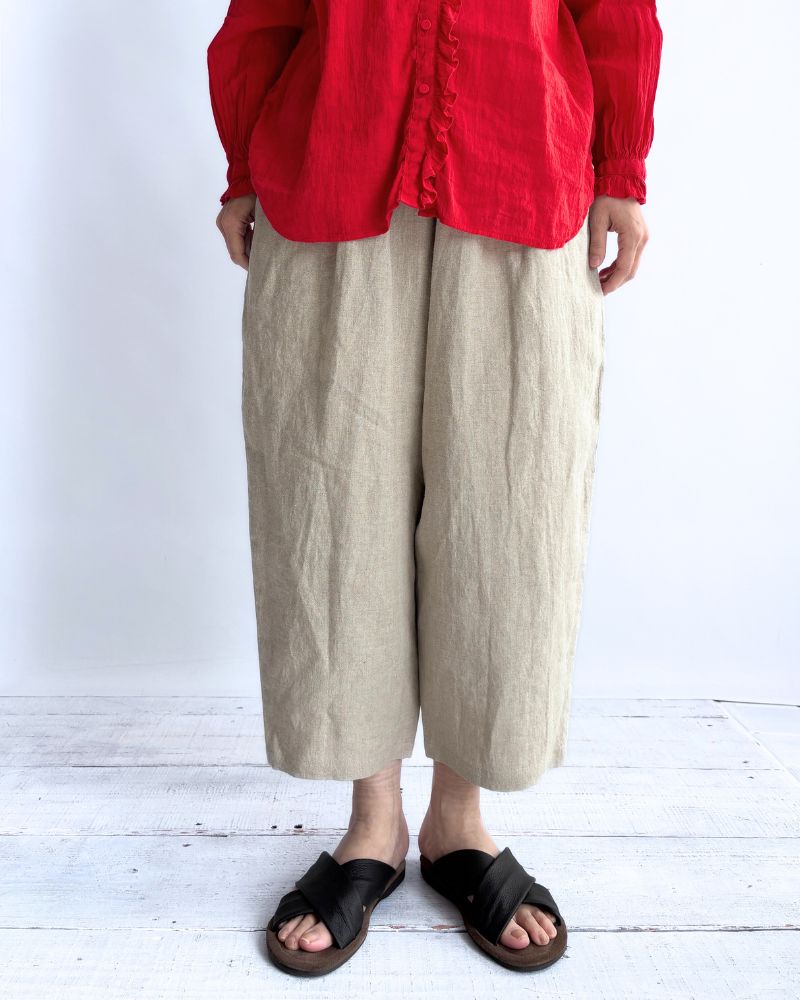 Egg Pants (LINEN) in Flax