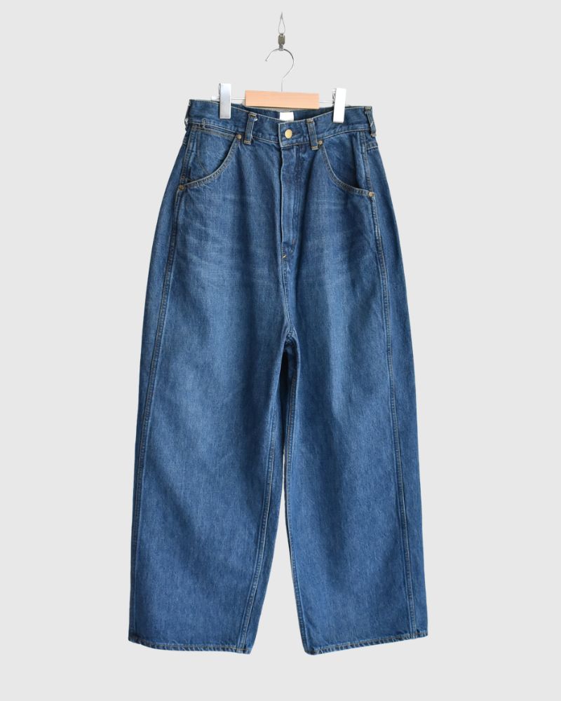 13oz Uneven Yarn Buggy Denim Pants in VintageWash