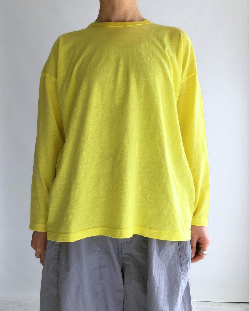 Jersey Pullover in Yellow