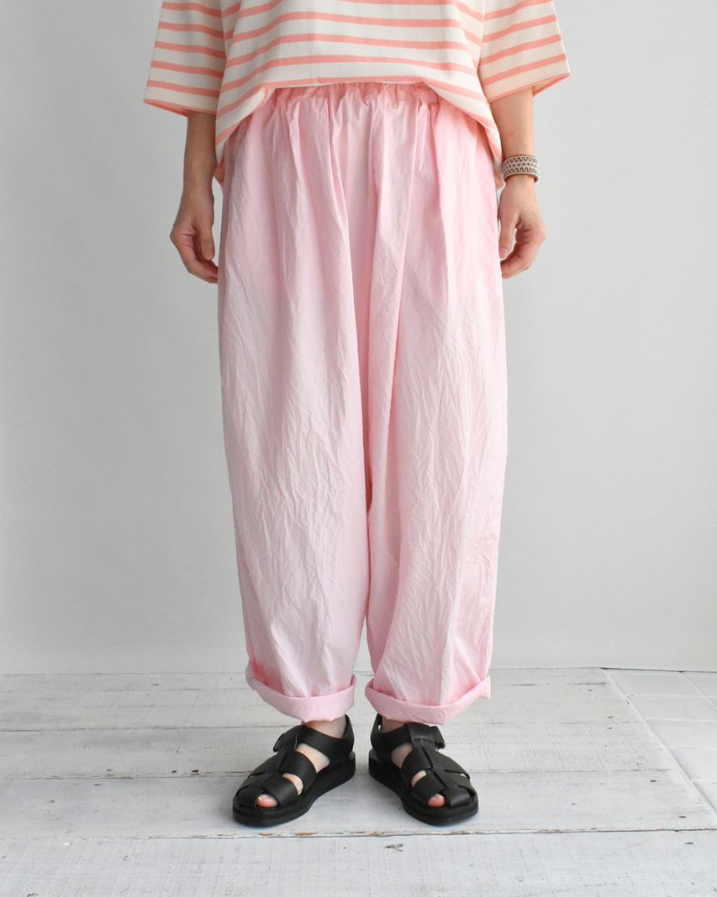 Combed Broad Slow Pants in Pink