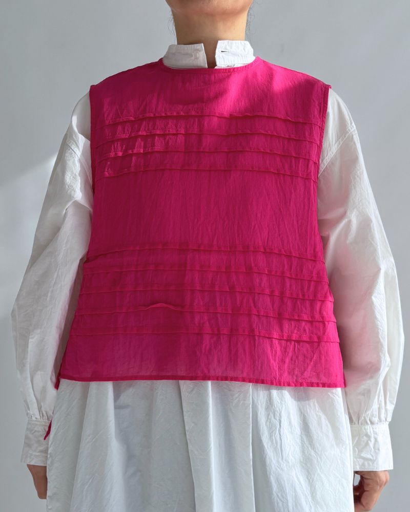 Boil Sleeveless Stack Blouse in Pink