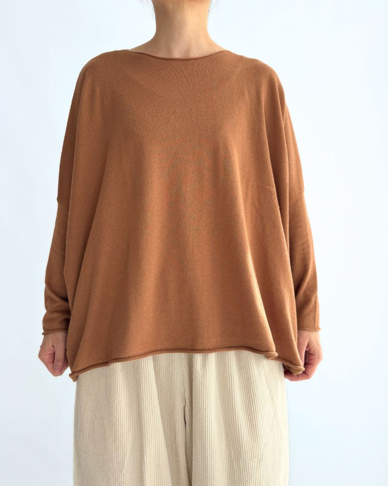 5-Color T-Line Pullover in Camel