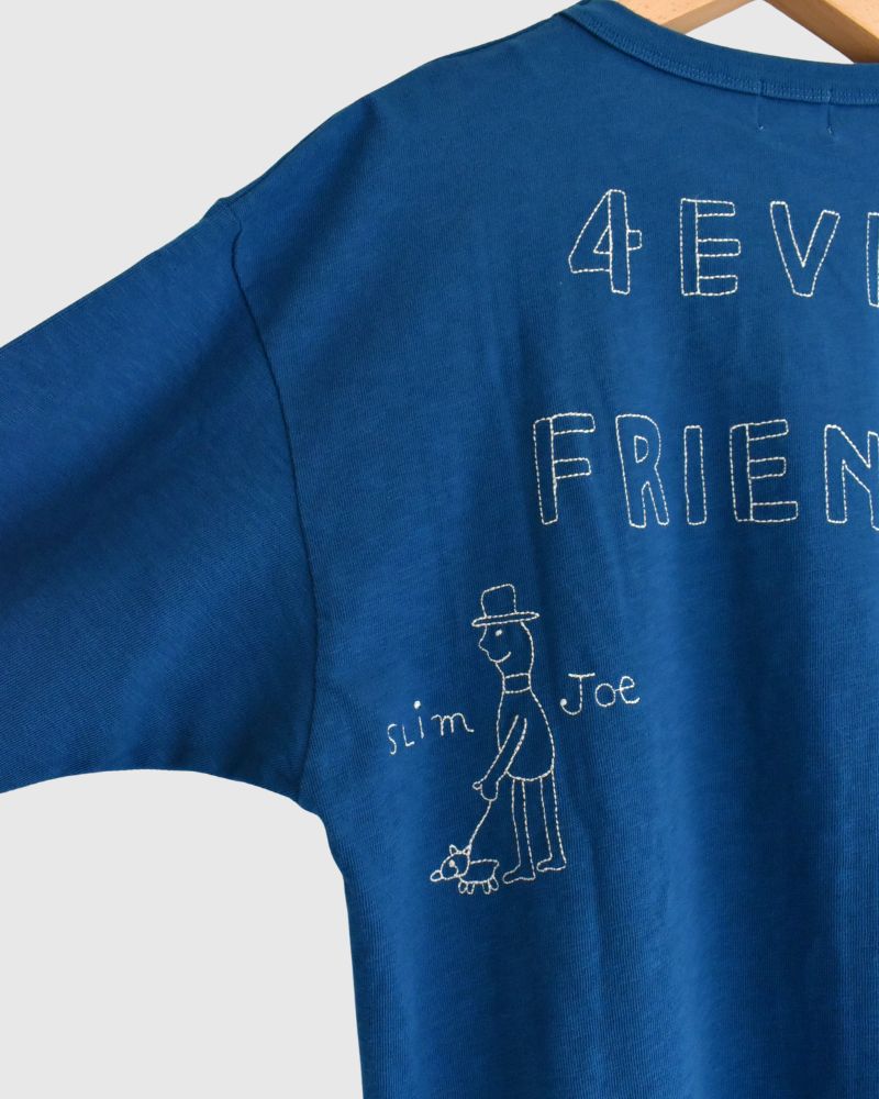 HEY Long Sleeve T-Shirt in Navy