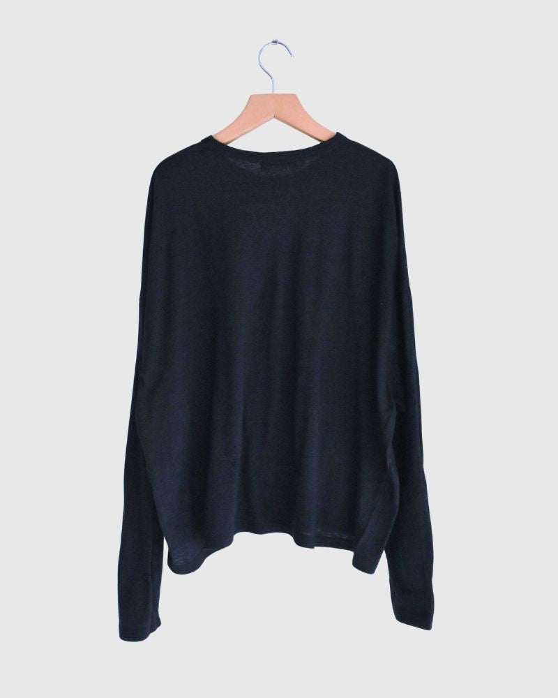 Jersey loose pullover