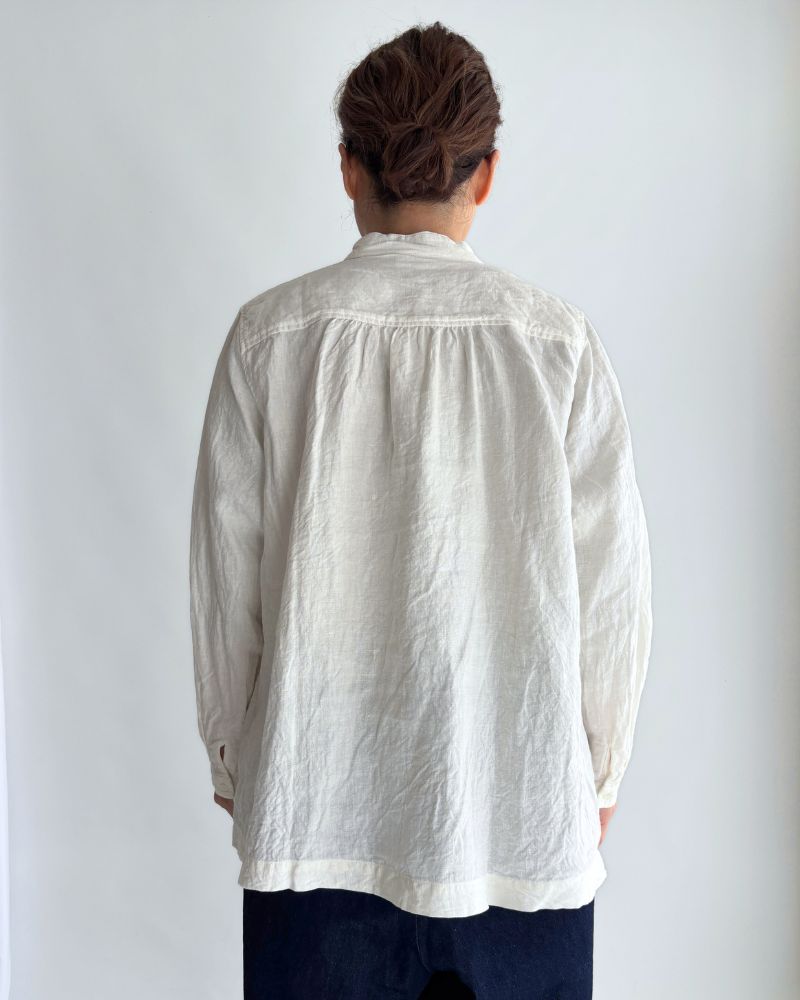 French Linen Shirt in White