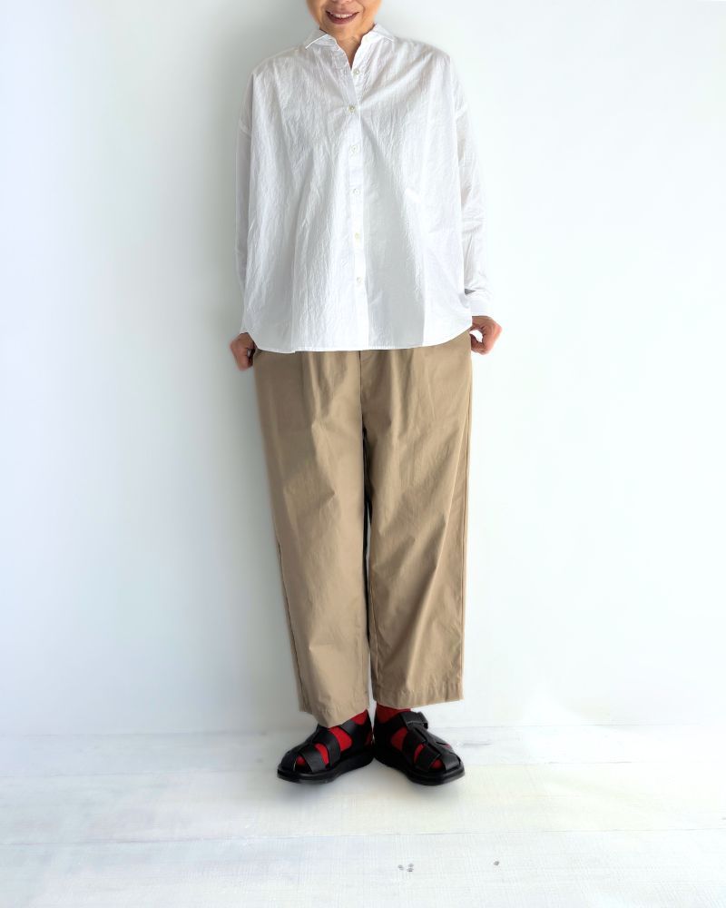 Regular Collar Big Shirt in White