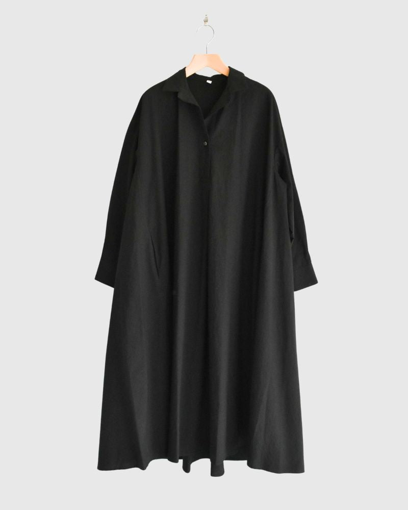 Skipper Flare Dress in Black