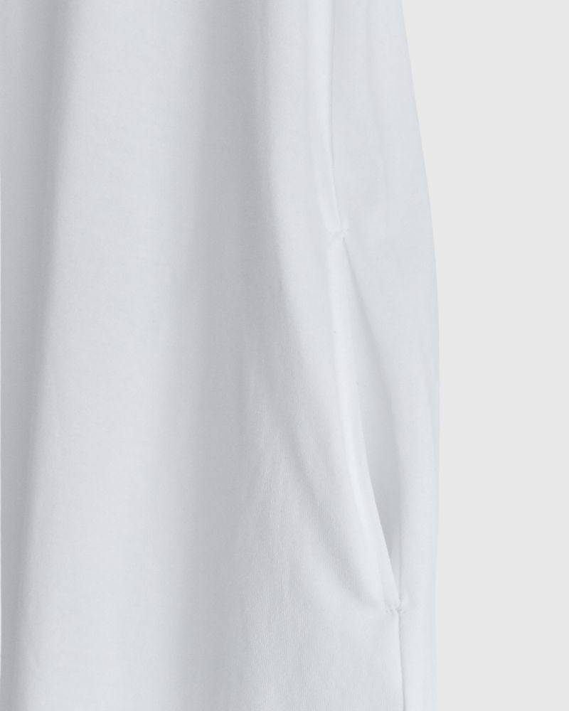 Sleeveless dress in White