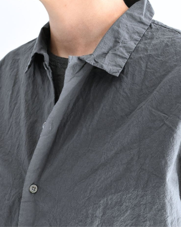 Shrink French Sleeve Shirt in Gray