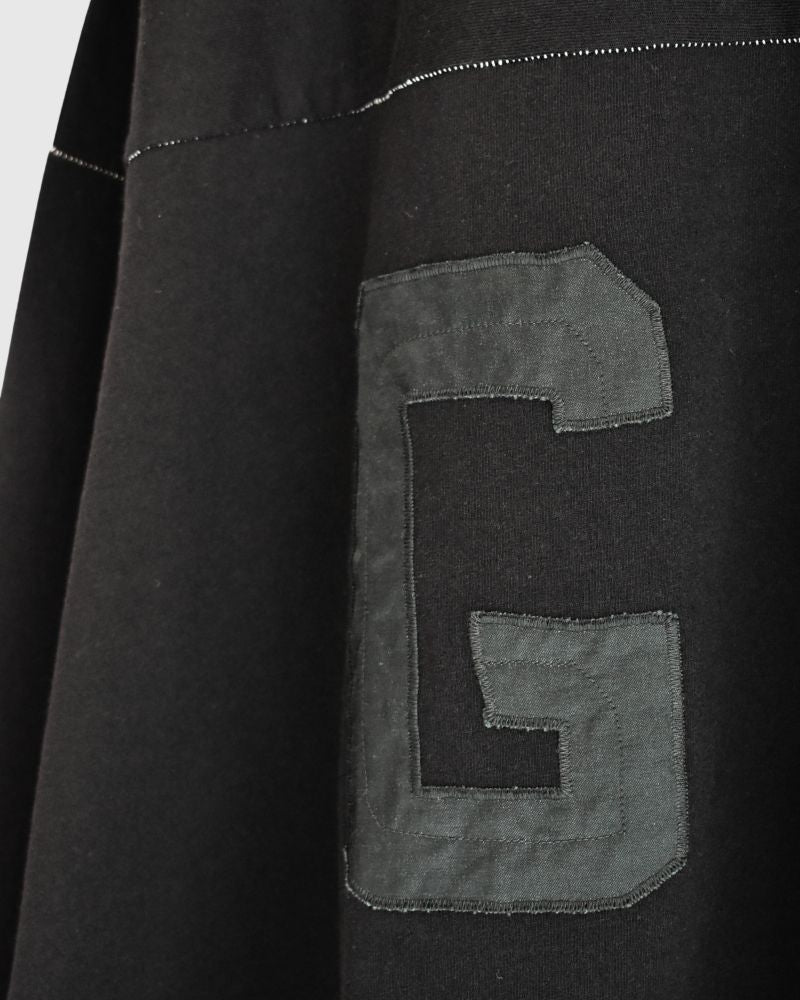 GO Football Long Sleeve T-Shirt in Black