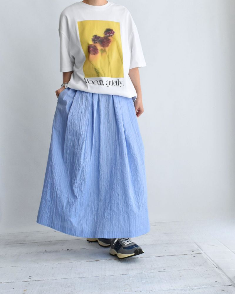 2-Way Graphic Print T-shirt in OffWhite