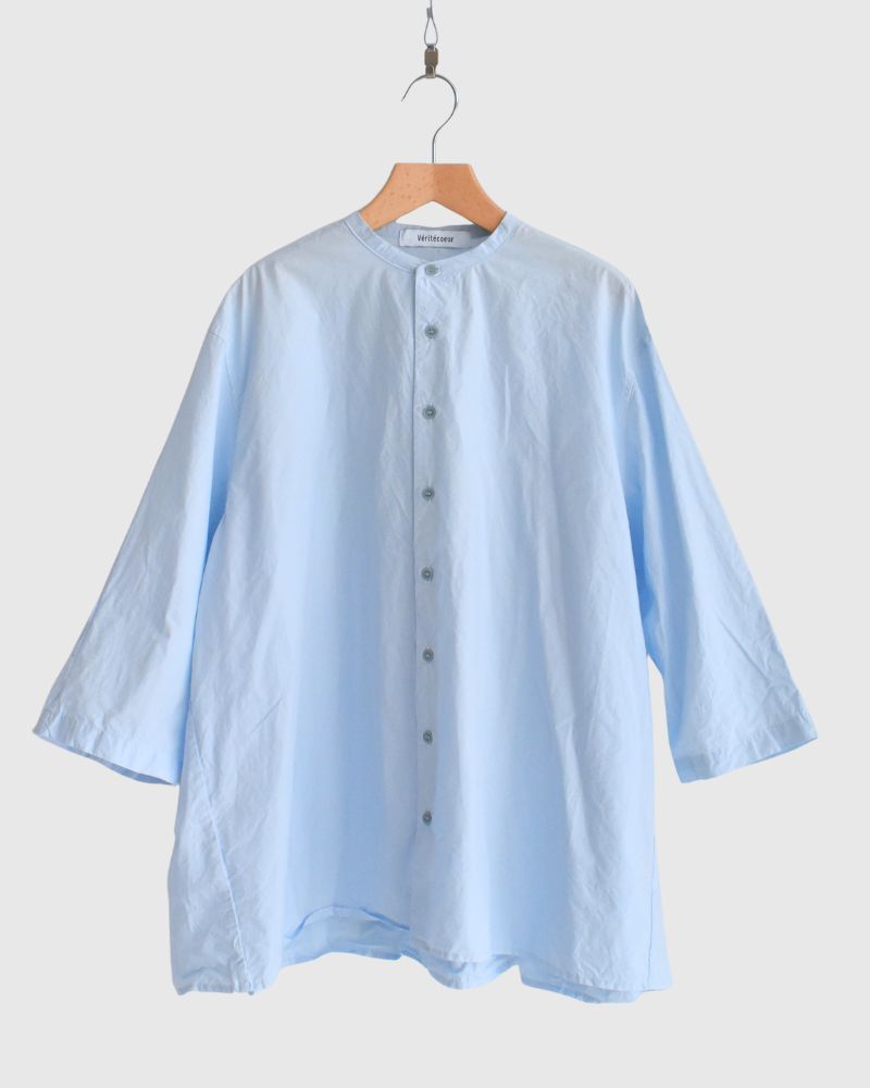 Gathered Blouse in Blue