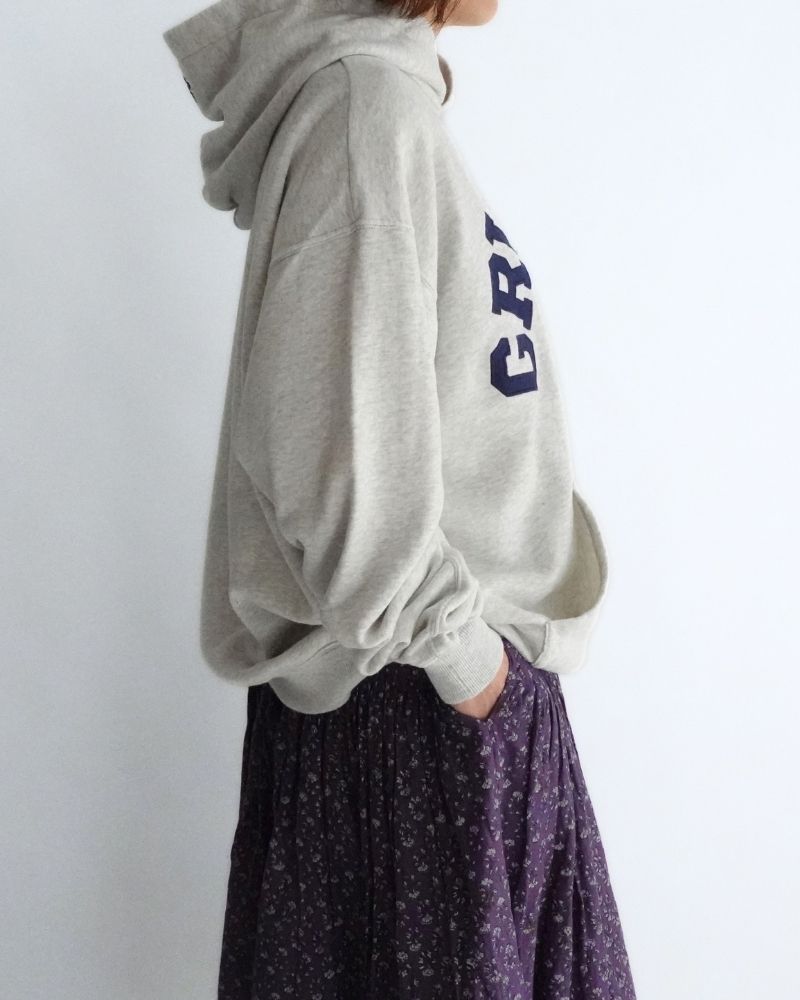 French Terry GRVYCLRS Applique Hoodie (MENS) in Gray