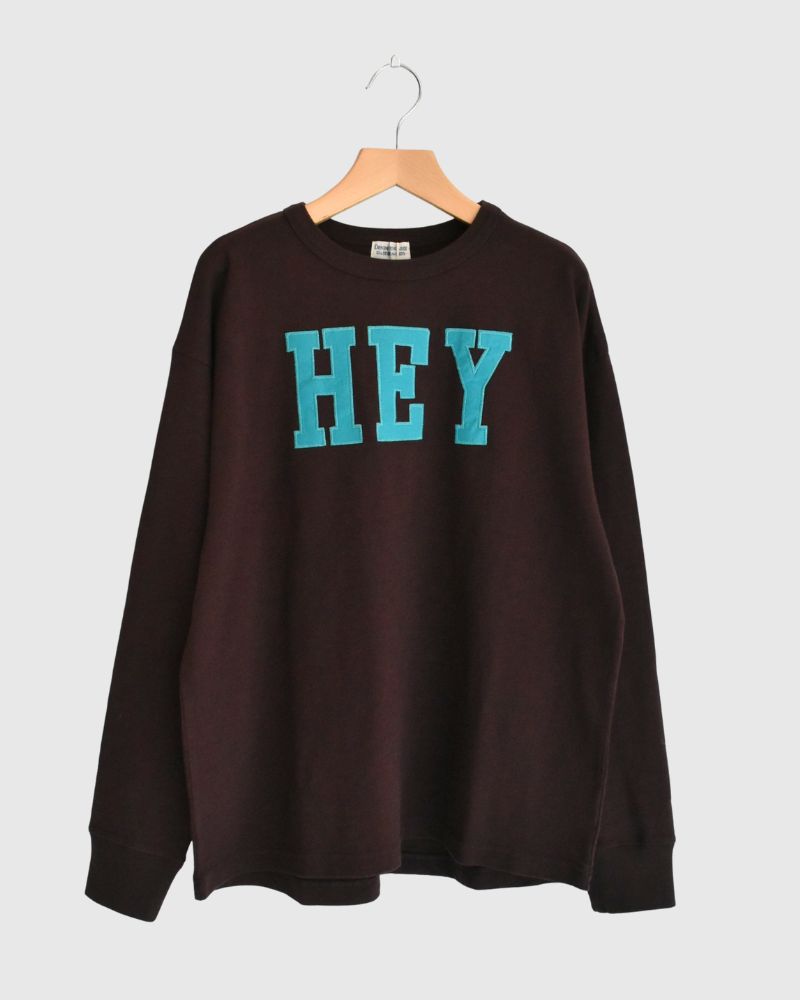 HEY Long Sleeve T-Shirt in Black