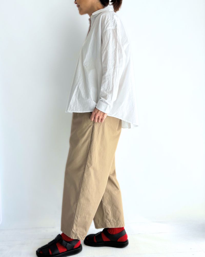 Regular Collar Big Shirt in White