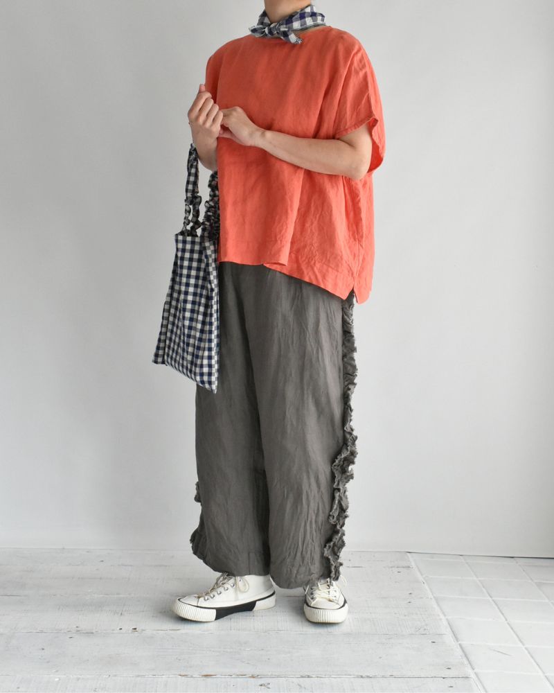 Light Mocha Denim Vivian Pants in Mocha