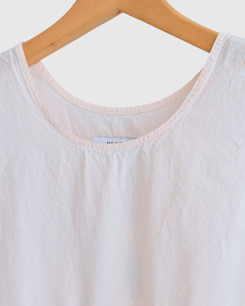 Sleeveless Gathered Top in Pink