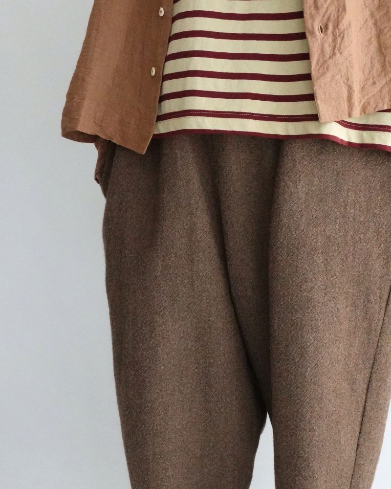 Wool Pants in Brown