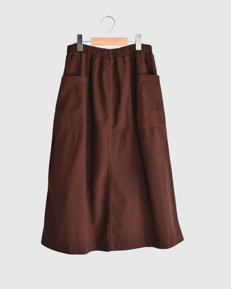 Easy Skirt in Burgundy